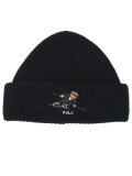 【送料無料】POLO RALPH LAUREN SKI BEAR MERINO WOOL RIB KNIT BEANIE