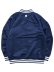 画像2: 【送料無料】COOKIES CLOTHING BASES LOADED SATIN VARSITY JACKET NAVY (2)