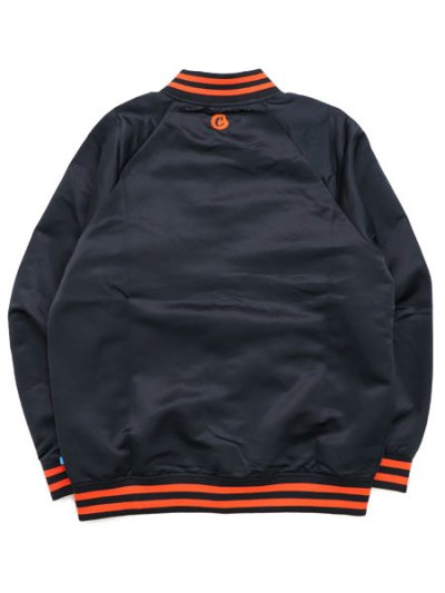 画像2: 【送料無料】COOKIES CLOTHING BASES LOADED SATIN VARSITY JACKET BLACK