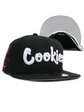 COOKIES CLOTHING 59FIFTY HELL'S KITCHEN CAP BLACK/WHITE