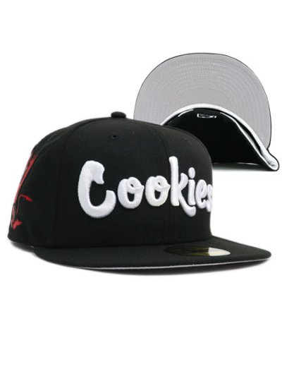 画像1: COOKIES CLOTHING 59FIFTY HELL'S KITCHEN CAP BLACK/WHITE