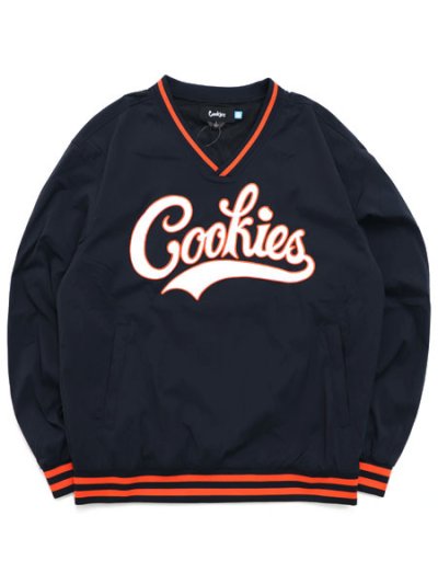 画像1: 【送料無料】COOKIES CLOTHING BASES LOADED NYLON PULLOVER JACKET BLACK