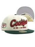 COOKIES CLOTHING 59FIFTY HARDWOOD CLASSIC CAP CREAM/FRGRN