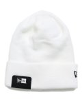 NEW ERA BASIC CUFF KNIT-WHT/BLK