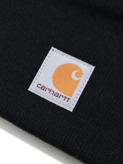 画像3: 【KIDS】CARHARTT KIDS ACRYLIC WATCH HAT CAVIAR BLACK