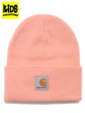 【KIDS】CARHARTT KIDS ACRYLIC WATCH HAT-PEACH AMBER