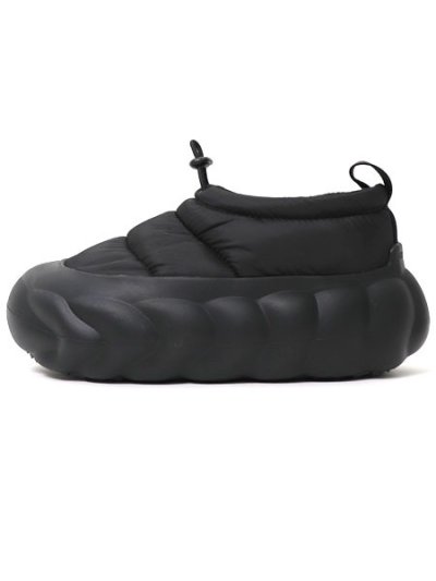 画像1: 【送料無料】crocs OVERPUFF SHORTY BLACK/BLACK