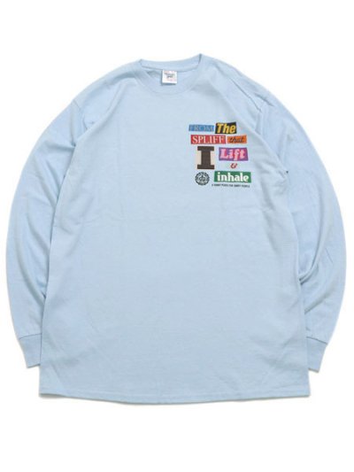 画像1: ACAPULCO GOLD GET HIGH LS TEE LIGHT BLUE