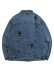 画像2: 【送料無料】ADVANCE LEVIS CROSS DENIM JACKET LT BLUE WASH (2)