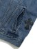 画像4: 【送料無料】ADVANCE LEVIS CROSS DENIM JACKET LT BLUE WASH