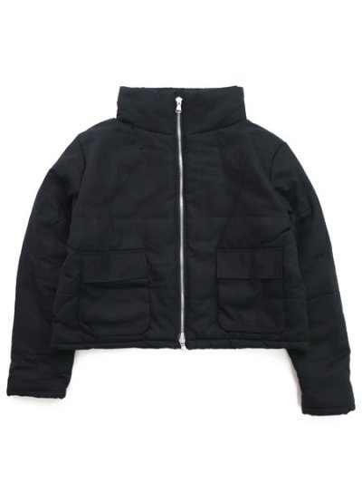 画像1: 【送料無料】mnml CROPPED PUFFER JACKET