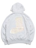 【送料無料】WHIMSY SOCKS BLING BLING HOODIE CHARCOAL HEATHER