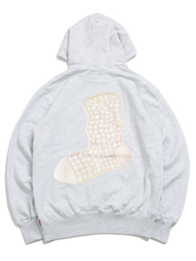 画像1: 【送料無料】WHIMSY SOCKS BLING BLING HOODIE CHARCOAL HEATHER