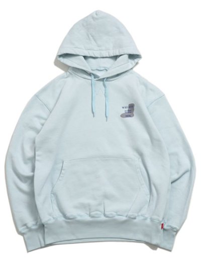 画像2: 【送料無料】WHIMSY SOCKS TAG HOODIE LIGHT BLUE