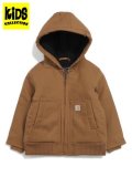 【送料無料】【KIDS】CARHARTT KIDS INF TD CANVAS INS ACTIVE JACKET-CBR