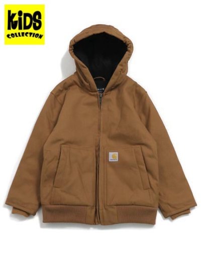 画像1: 【送料無料】【KIDS】CARHARTT KIDS CH YTH CANVAS INS ACTIVE JACKET-CBR