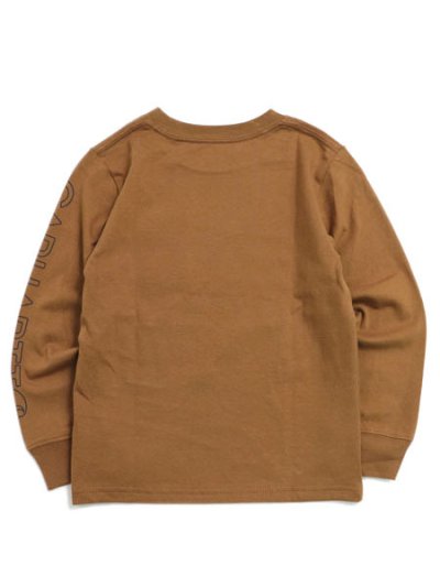 画像2: 【KIDS】CARHARTT KIDS CHILD LS GRAPHIC POCKET TEE-C.BROWN