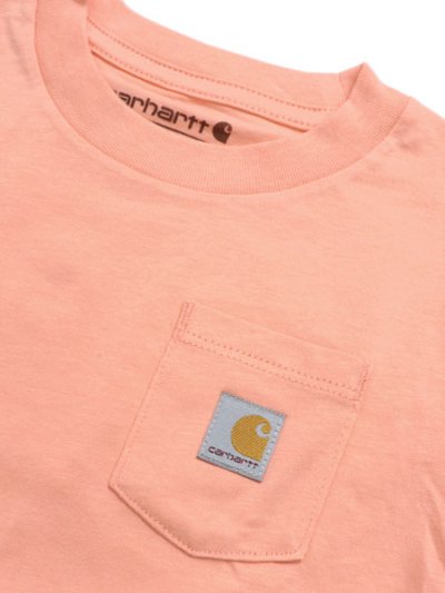 画像3: 【KIDS】CARHARTT KIDS TD LS GRAPHIC POCKET TEE-PEACH AMB