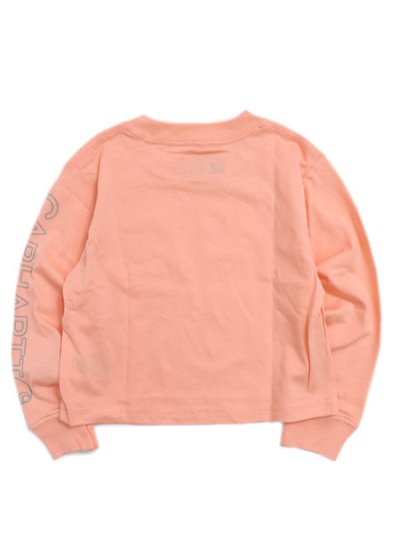 画像2: 【KIDS】CARHARTT KIDS TD LS GRAPHIC POCKET TEE-PEACH AMB