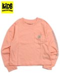 【KIDS】CARHARTT KIDS CHILD LS GRAPHIC POCKET TEE-PEACH A