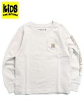 【KIDS】CARHARTT KIDS TD LS GRAPHIC POCKET TEE-MALT