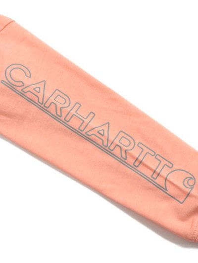 画像4: 【KIDS】CARHARTT KIDS TD LS GRAPHIC POCKET TEE-PEACH AMB