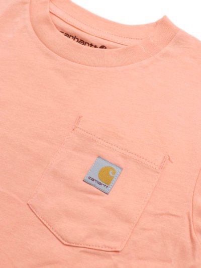 画像3: 【KIDS】CARHARTT KIDS CHILD LS GRAPHIC POCKET TEE-PEACH A