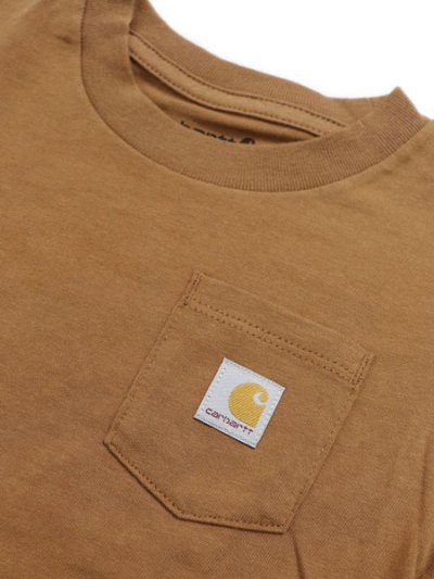 画像3: 【KIDS】CARHARTT KIDS TD LS GRAPHIC POCKET TEE-C.BROWN