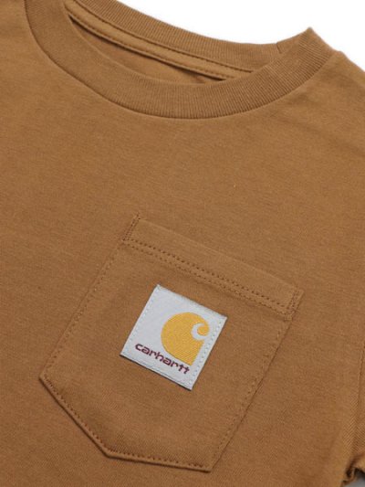 画像3: 【KIDS】CARHARTT KIDS CHILD LS GRAPHIC POCKET TEE-C.BROWN