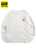 【KIDS】CARHARTT KIDS CHILD LS GRAPHIC POCKET TEE-MALT