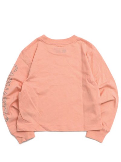 画像2: 【KIDS】CARHARTT KIDS CHILD LS GRAPHIC POCKET TEE-PEACH A