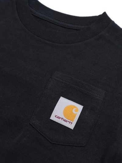 画像3: 【KIDS】CARHARTT KIDS CHILD LS GRAPHIC POCKET TEE-C.BLK