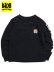 画像1: 【KIDS】CARHARTT KIDS CHILD LS GRAPHIC POCKET TEE-C.BLK (1)