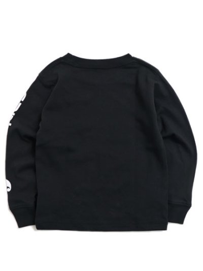 画像2: 【KIDS】CARHARTT KIDS TD LS GRAPHIC POCKET TEE-CAVIAR BK