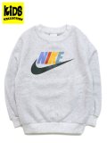 【KIDS】NIKE YTH NSW CLUB FLEECE CREW-BIRCH HEATHER