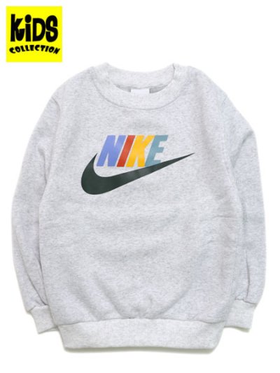 画像1: 【KIDS】NIKE YTH NSW CLUB FLEECE CREW-BIRCH HEATHER