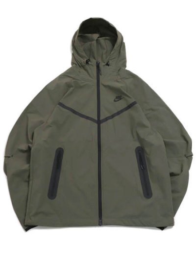 画像1: 【送料無料】NIKE TECH WINDRUNNER WOVEN FZ JACKET-MD OLV