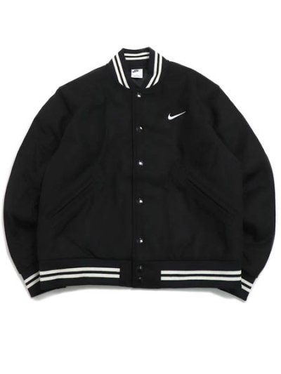 画像1: 【送料無料】NIKE VARSITY JACKET-BLACK/BLACK/BLACK