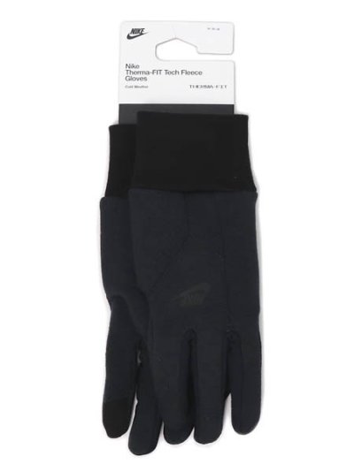 画像1: NIKE TECH FLEECE GLOVE 2.0-BLACK/BLACK