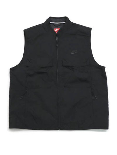 画像1: 【送料無料】NIKE TECH WOVEN VEST-BLACK/BLACK/BLACK