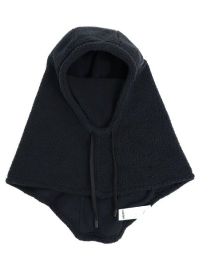 画像1: NIKE HIGH PILE FLEECE HOOD-BLACK/BLACK