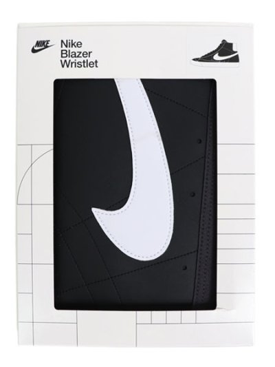 画像1: NIKE BLAZER WRISTLET LARGE BLACK/BLACK/WHITE