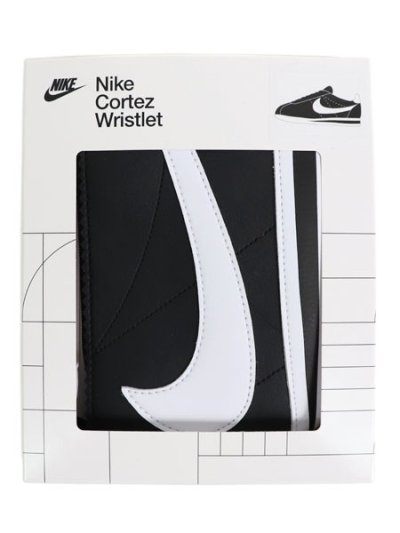 画像1: NIKE CORTEZ WRISTLET BLACK/BLACK/WHITE