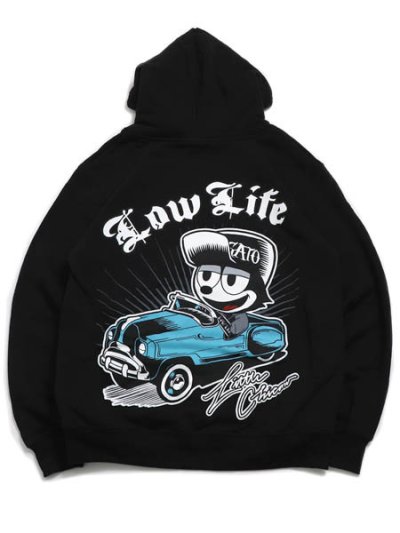 画像1: STREET WEAR SUPPLY FLX THE CAT LOW LIFE HOODIE