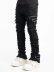 画像8: 【送料無料】GUAPI OBSIDIAN BLACK DISTRESSED DENIM PANT