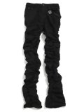 【送料無料】GUAPI ALL BLACK SUPER STACKED DENIM