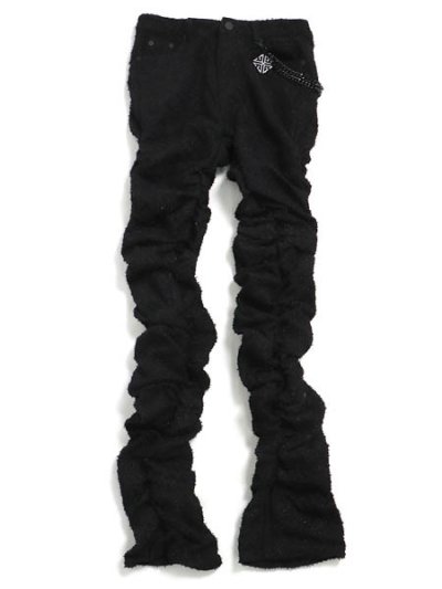 画像1: 【送料無料】GUAPI ALL BLACK SUPER STACKED DENIM