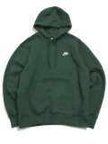 NIKE CLUB PULLOVER BB HOODIE-FIR/FIR/WHITE