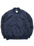 【送料無料】REIGNING CHAMP ECONYL SATIN NYLON STADIUM JACKET