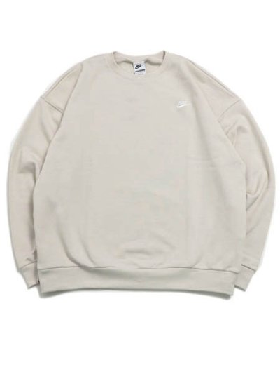 画像1: NIKE CLUB FT OVERSIZED CREW-LT OREWOOD BROWN